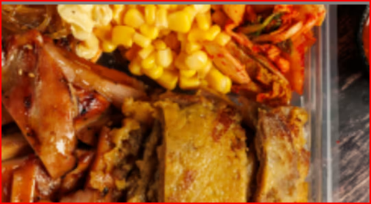Chicken/Meat Jun Combo