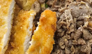 Katsu/Beef Combo